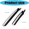 Bicycles Mudguard Adjustable Folding Bikes Front Rear Mud Guard Cycling Splashes Guards Set for Mountain Bikes Ridings