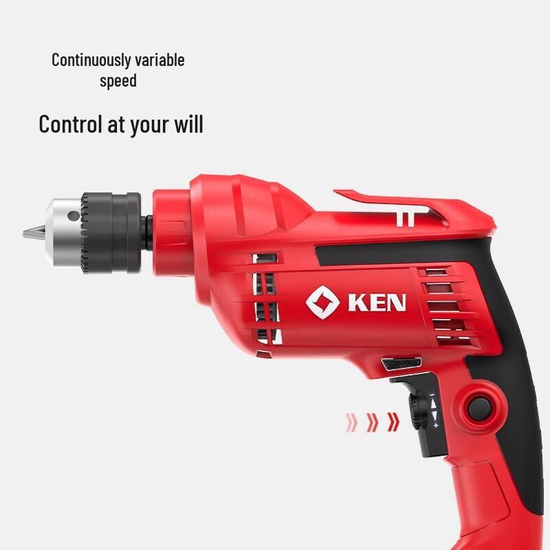 KEN 580W Corded Electric Drill and Screwdriver CN plug (adapter included)