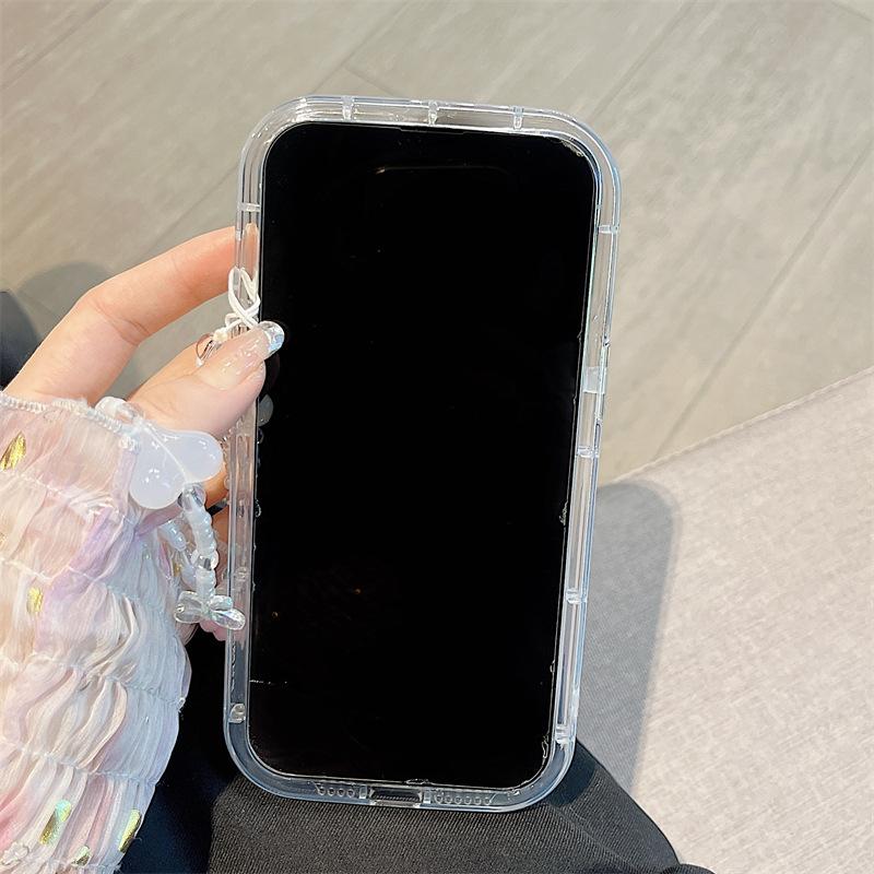 Mobile Phone Cases for iPhone 11 13 XR 15 Pro Max 12 14 Pro Max Case iPhone 16 7 Plus 8 Plus XS Max 6 15 Plus Laser Wave Pattern Anti-drop Waterproof