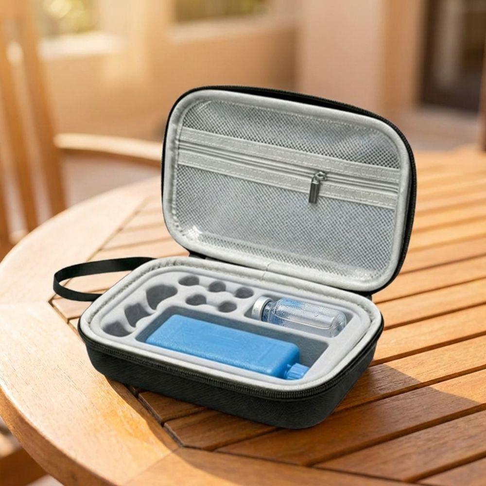 Waterproof Insulin Vial Storage Case Shockproof Essential Oils Carrying Box  Pill Storage
