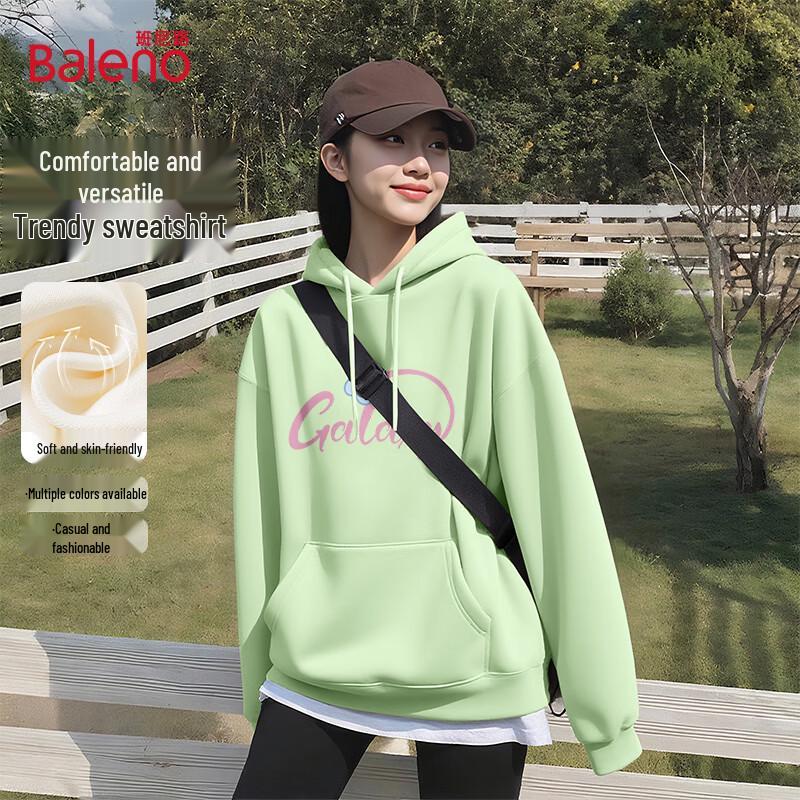 Baleno Women's Oversized Hooded Pullover Sweatshirt