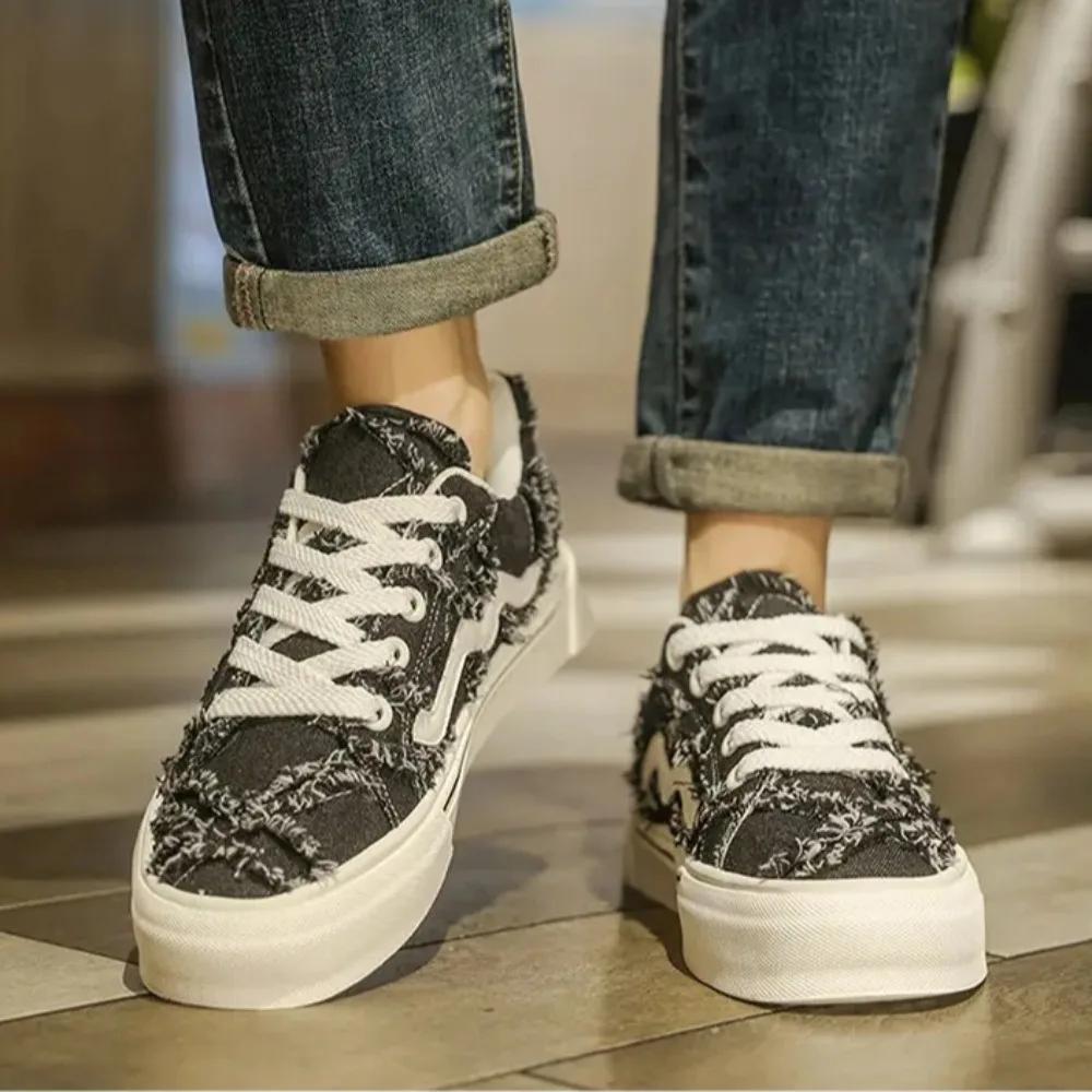 New Canvas Shoes Women's Cashew Flower Chessboard Checkerboard Low Top Couple Men's And Women's Shoes Retro Women's Board Shoes