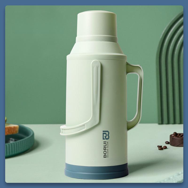 Large Capacity Insulated Hot Water Bottle/Thermos for Students and Dorms with Old-Fashioned Plastic Shell