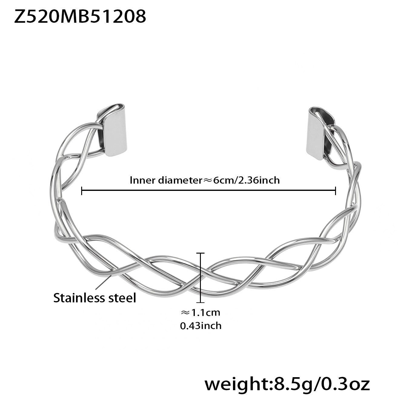 

Набор браслетов-манжет из полой нержавеющей стали с покрытием 18 каратным золотом, крест
