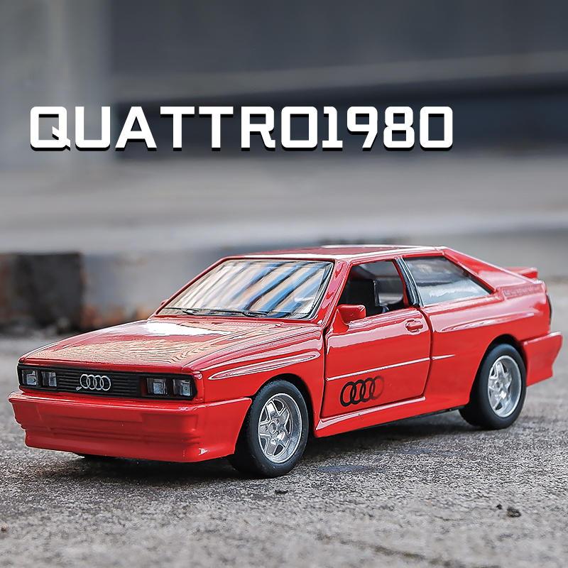 

1/36 масштаб Quattro 1980 металлическая игрушечная машина из сплава литые игрушечные машины модель автомобиля модель автомобиля для детей красный