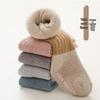 Coral Fleece Baby Anti-slip Floor Socks