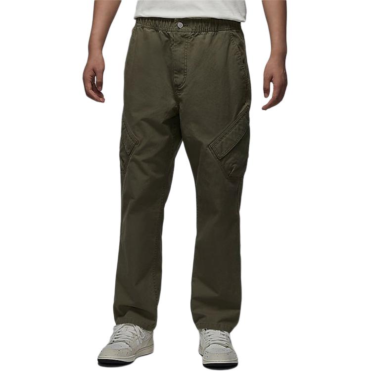 

Nike Men s Tatum Chicago Dri-FIT Cargo Basketball Pants Olive Green White HF7844-222 2XL
