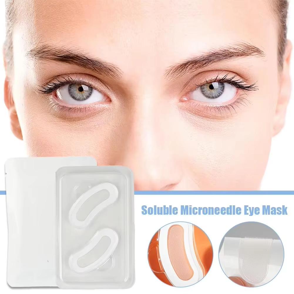 1/5/10 Pair Micro-needle Eye Patch Mask Anti-Wrinkle Patches with Collagen for Deep Hydration To Smooth Crow's Feet and Puffy Eyes