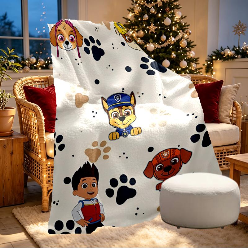 PAW Patrol Print Blanket - Soft & Comfortable, for Bedroom, Travel, Sofa, Home Decoration - Birthday Christmas Gift for Friend