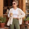 High Waist Ribbed Flared Leggings for Women Slim Fit Stretchy Bootcut Pants with Tummy Control and Butt Lifting Design for Yoga Fitness
