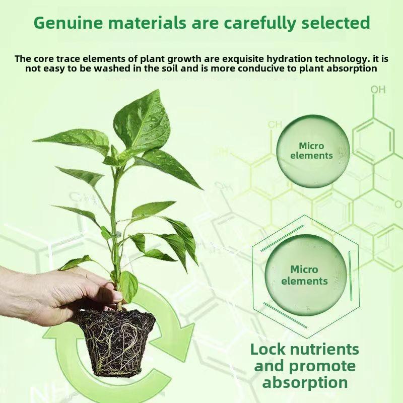 Plant Nutrient Solution, Indoor Potted Plants To Cure Yellow Leaves Dry Tip Special Type Green Organic Fertilizer