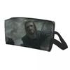 Funny Skyrim Gaming Quotes You You're Finally Awake Travel Cosmetic Bag Toiletry Makeup Organizer Lady Beauty Storage Dopp Kit