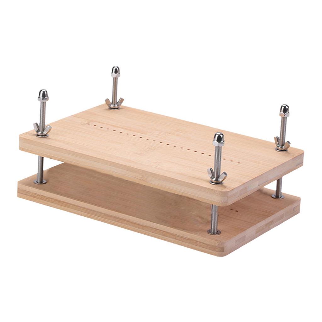 Handmade Paper Press for Bookbinding Wood Book Press Tool for DIY Crafts Handmade Paper Press Office Notebook Making Part