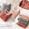 ROKUA Winter Flauschiges Ober- und Unterteil Set mit Gerippten Warm und Kalt Lang Einheitsgröße Kostenlos Damen Pyjama, Kragen, Wetter, Ärmel, Loungewear, (JP,