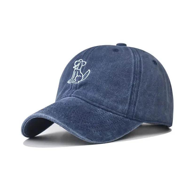 Spring Cotton Cartoon Embroidery Casquette Baseball Cap Adjustable Outdoor Snapback Hats for Men and Women 87