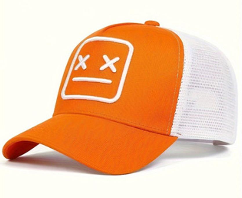Cappellino da Baseball Estivo Ricamato in Cotone con Visiera Parasole per Donne e Uomini