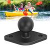 1 Inch Ball Mount Base Aluminum Alloy Mount Plate with AMPS Hole Universal for B Size 1 Inch Ball Double Socket Arm