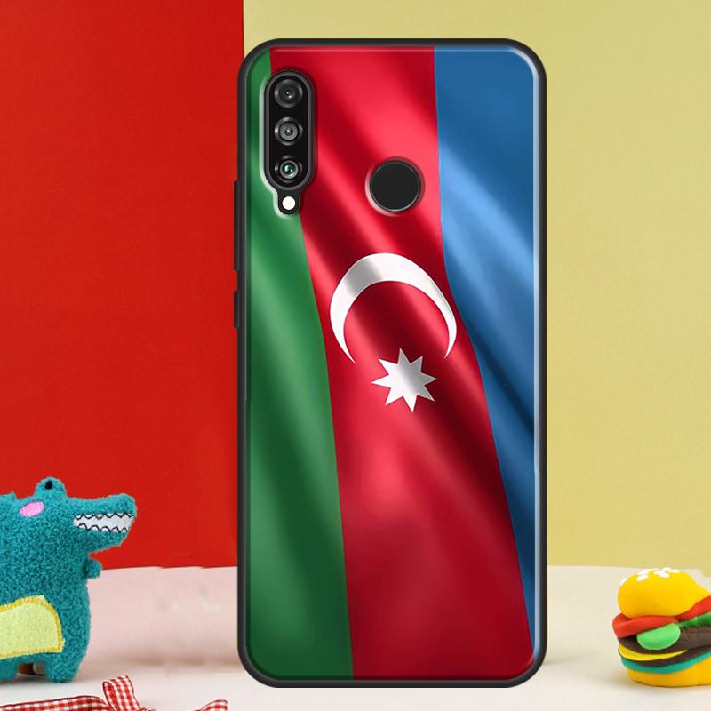Azerbaijan Flag For Huawei Nova 12i 12s 11i 5T 9 10 SE Y91 Y90 Y60 Y70 Y72 Y61 P60 Pro P20 P40 P30 Lite Case