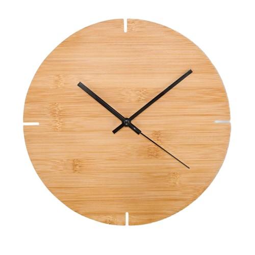 MidOcean Esfere Bamboo Round Wall Clock