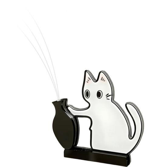 Cat Whiskers Holder Refrigerator Magnet, Cat Furs Keepsake Vase Fridge Magnet, Pet Memorial Decoration for Home, Kitchen