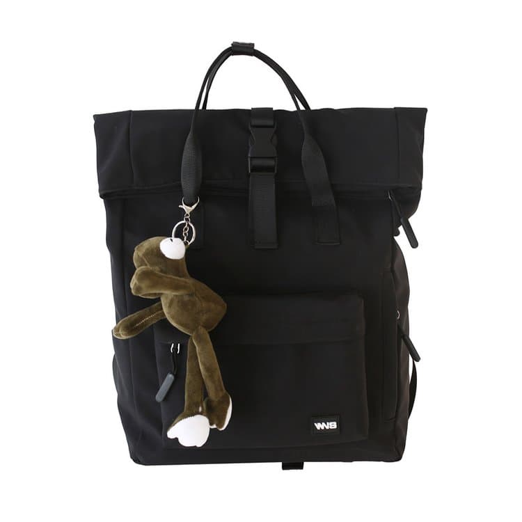 Roll Cover Tooling Nylon Backpack Student Versatile Backpack чёрный