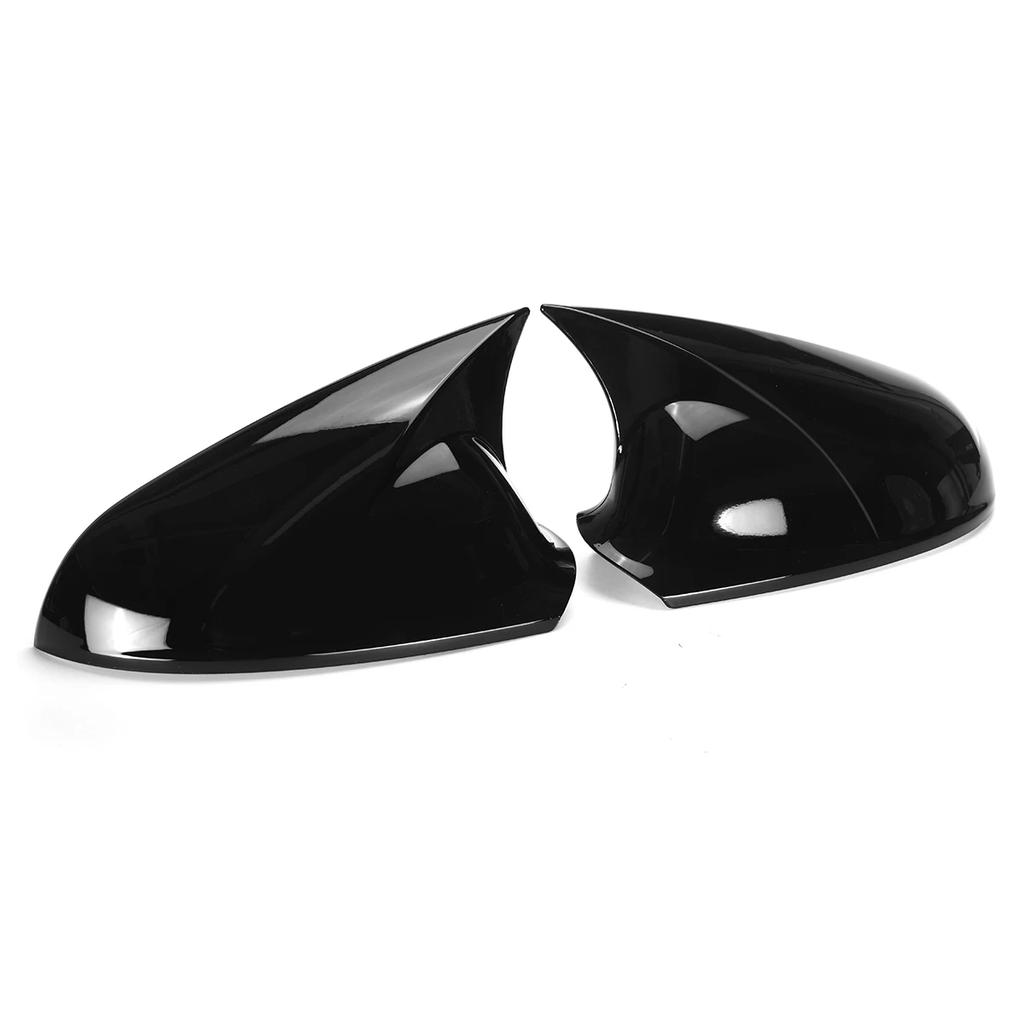 For Vauxhall Opel Astra H MK5 2004-2009 & Astra J MK6 2010-2015 Glossy Rear View Mirror Cover Cap Side Wing Mirror Cover Add On