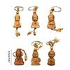 Versatile Buddhas Pendant Keychain Wealth Luck Keyring for Everyday Use