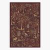 Living Room Carpet French Vintage Floral Pattern Rug Bedroom Bedside Soft Area Rugs Machine Washable Non-slip Large Floor Mat