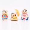 Crayon Shinchan Snack Time Series Dessert Ice Cream Pvc Model Figurine Cake Display Blind Box Toy