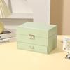 Dual-Layer Lockable Jewelry Box with Double-Opening, High-Grade Storage for Jewelry and Ornaments