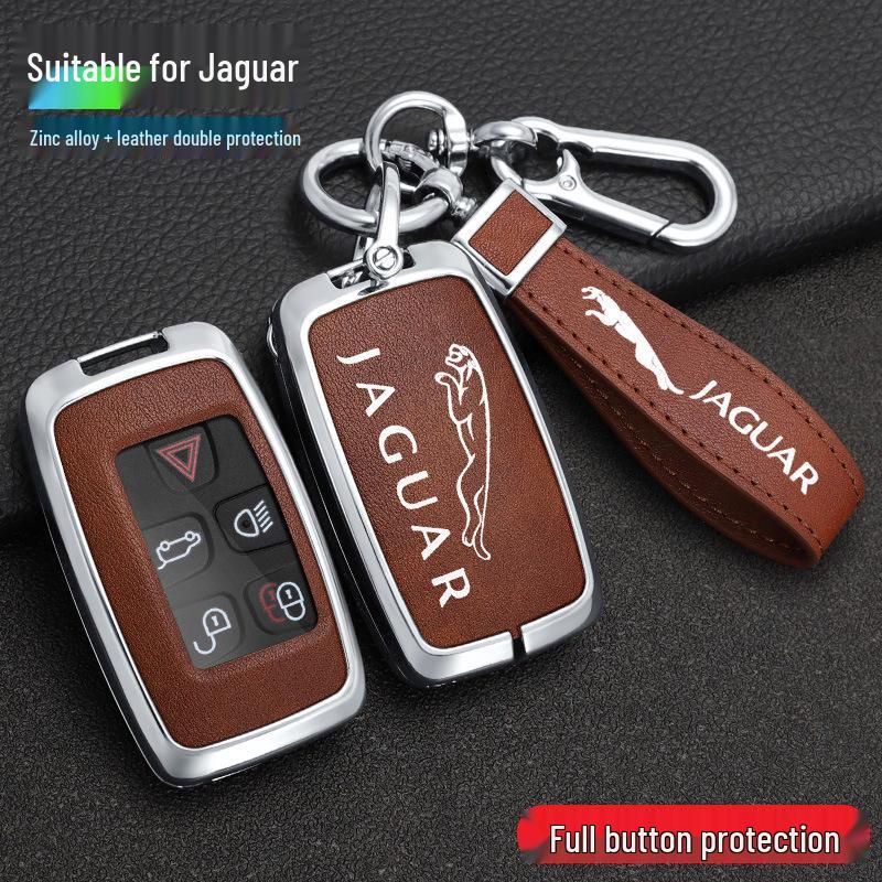Jaguar Key Case for XFL, XEL, F-Pace, F-Type, XF, XE, XJ, E-Pace Models