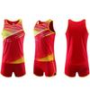 Mens and Womens Student Suit Middle Track and Field Training Uniform Printing Marathon Track Suit