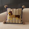 Dachshund Dog Couch Pillow Lumbar Support Cushion with Insert Cartoon Versatile for Living Room Bedroom Decor