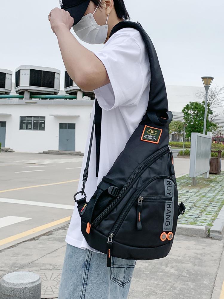 Unisex Große Kapazität Outdoor Brusttasche - Japanischer Koreanischer Stil Sport, Reise & Angeln Umhängetasche