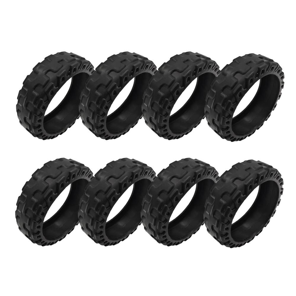 8Pcs Silicone Luggage Wheels Protector Cover Reduce Noise Shock Absorption Suitcases Wheel Protection Rings Anti-slip