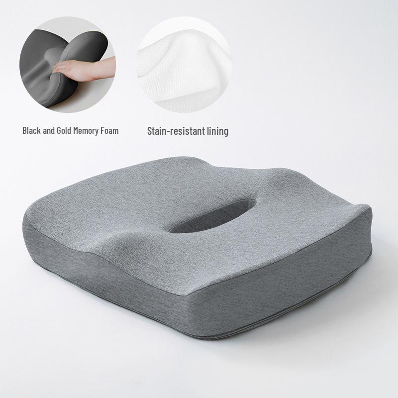 Ergonomic Memory Foam Office Chair Cushion for Lumbar Support and Long Sitting Comfort