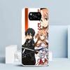 Anime Sword Art Online SAO Phone Case For Xiaomi Poco F7 Ultra X5 X6 X7 Pro M7 Redmi 15C 15 13C 13 12C 12 10C 10 10A 9 9C 9A 9T