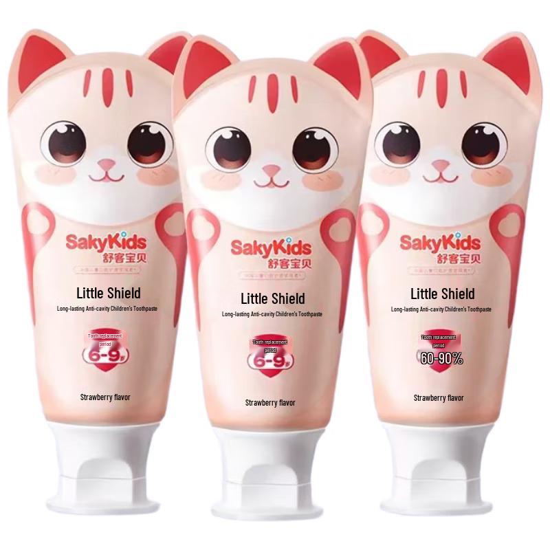 Shuke Baby Little Shield Strawberry Anti-Cavity Kids Toothpaste