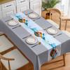 Deer High-Rise Tablecloth Waterproof, Oil-Proof And Anti-Scalding Dining Table Cloth Coffee Table Cloth Sika Deer Tablecloth Dining Table Mat