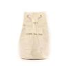 1 Pcs Korean Version Versatile Fashion Simple Solid Color Canvas Drawstring Chain Bucket Travel Women's Shoulder Crossbody Bags