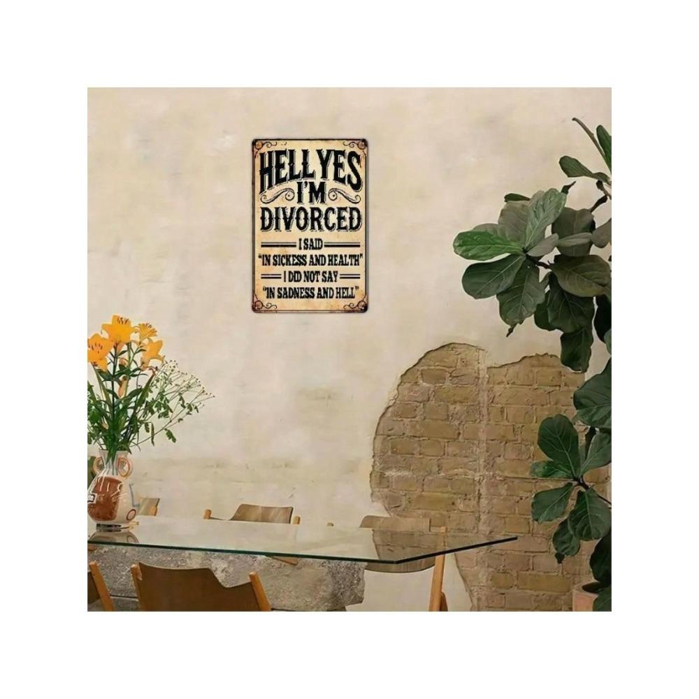 Vintage Tin Sign Wall Art Home Decor Metal Plaque Vintage Poster