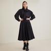 Hagahi Flori Panel Skirt - Black