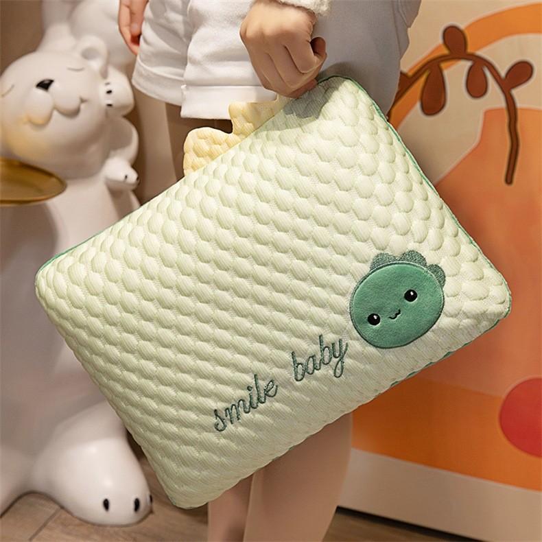 Office Nap Pillow For Adults With Pp Cotton Fill Pink Bunny Shape Sleep Aid