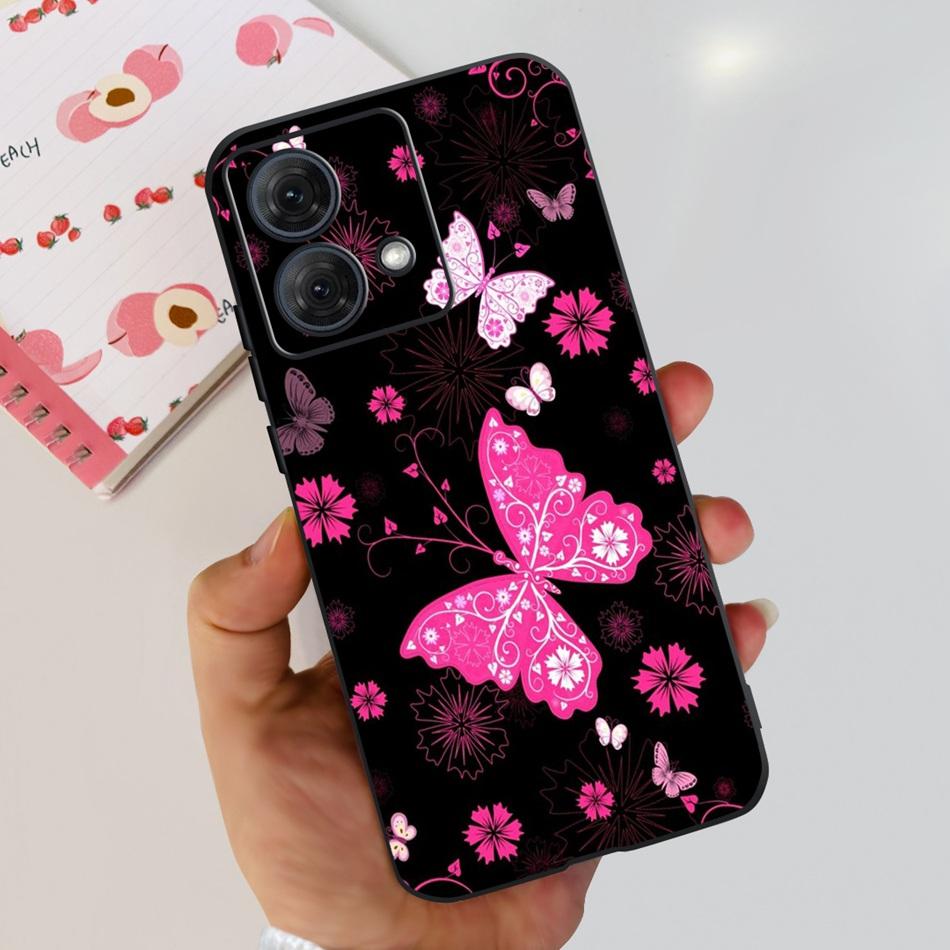 For Motorola Moto G84 Case MotoG84 G 84 5G 2023 Cute Painted Soft Silicone TPU Phone Back Cover Bumper
