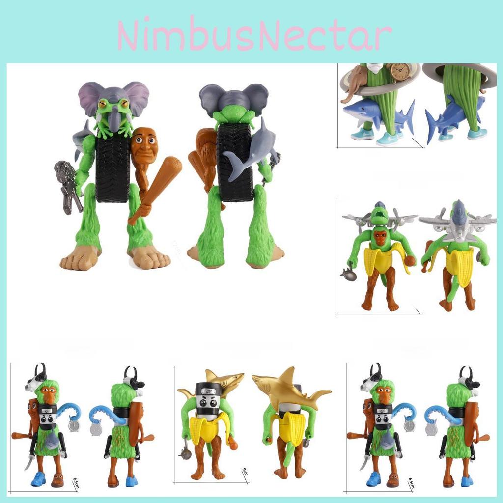 Tungtung Sahur Fusion Pvc Figure Desk Decor With Interchangeable Parts For Collectors