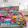 Powerpuff Girls Mashup Print 3Pcs Bedding Setduvet Cover With 2 Bedropillowcase Home Birthday Gift