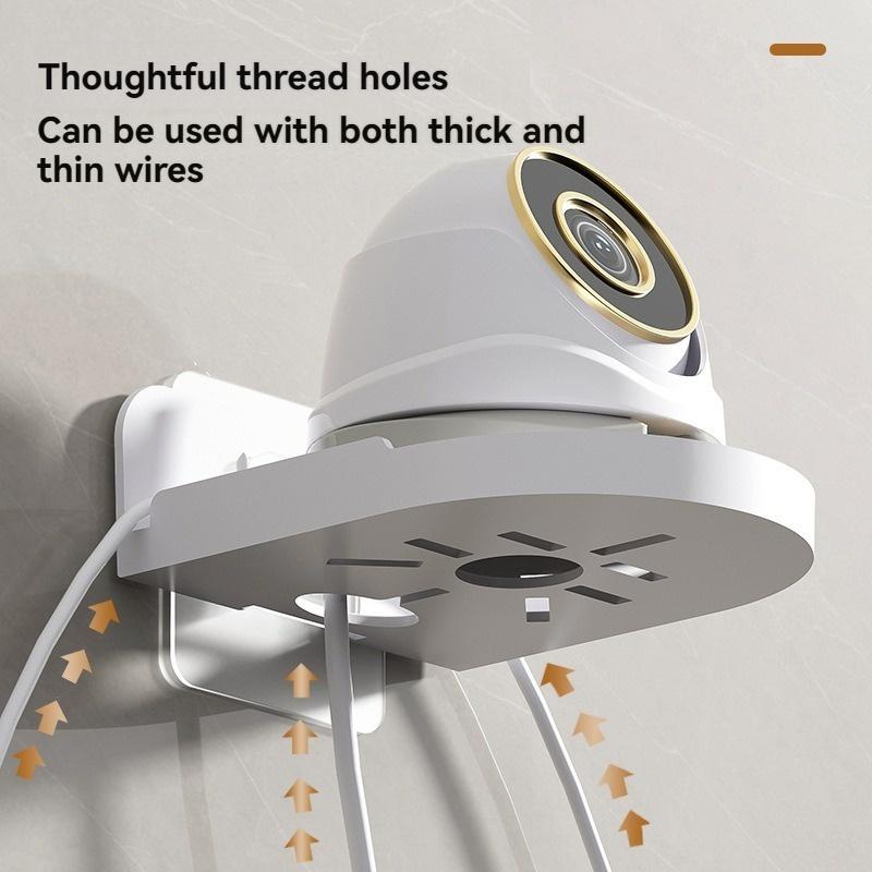 2pcs Universal Non-Drilling Wall Mount for Camera - Durable and Space-Saving Storage Holder