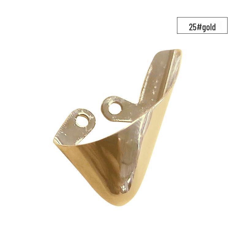 Women's Pointed Toe High Heel Protector - Leather Anti-Kick Decorative Cover with Metal Cap for Shoe Protection.