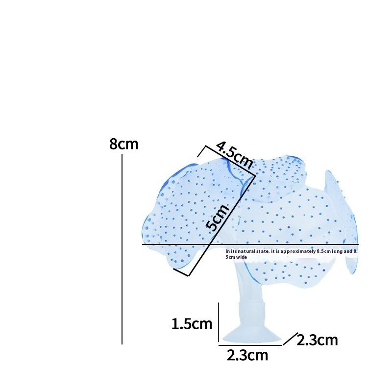 

Simulated Artificial Plant Mushroom Coral Silicone Aquarium Underwater Weed Grass Aquarium Fish Tank Decoration Ornament