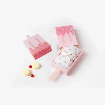 10 Stück Eis Süßigkeiten Box Geschenkbox Verpackung Rosa Niedlich Geschenk Geburtstag Eisstiel Schublade Kinderparty Geschenke